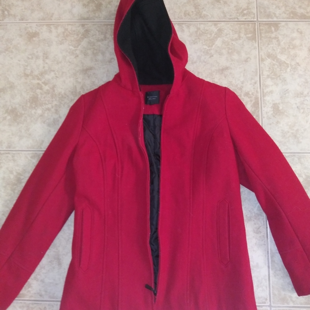 Braetan since 1955 Red And Black Small Peacoat